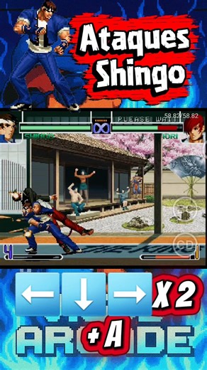 Como jugar con Shingo en The king of fighters 2002 PS2 #kof #thekingoffighthers #retrogaming