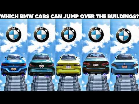 Which BMW CARS Can Jump Over The Buildings in Forza Horizon 5? Let's Find Out