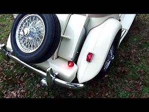 1951 MG TD finished restoration