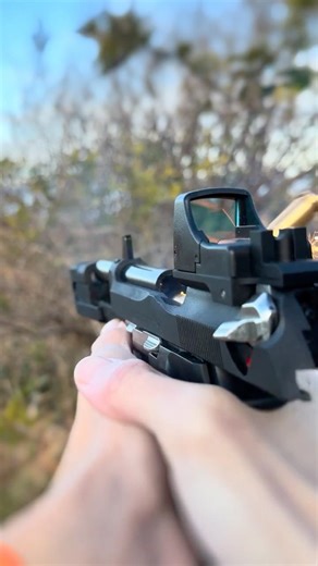 Bretta 92FS Cyberpunk Mod by Marushin ベレッタコンペンセイターカスタム#asmr #edc #airsoft #replica