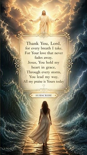THANK YOU LORD 🙏 | Powerful Worship Through the Storm | Jesus Saves #musik #music #musica