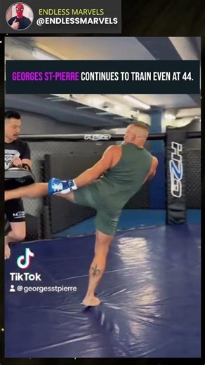 Georges St-Pierre Looks Incredibly Sharp! 💪 #ufc