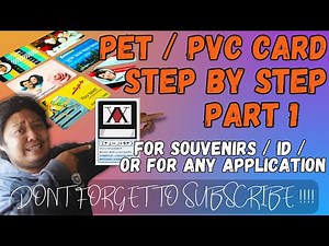 ANO PAG KAKAIBA NG PVC VS PET CARD | PVC - PET CARD PRINTING STEP BY STEP TUTORIAL PART 1