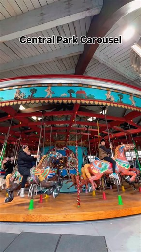 Belinda P Thomas | The Central Park Carousel is a historic, hand-carved merry-go-round featuring 57 horses and two chariots, powered by a mechanical organ,... | Instagram
