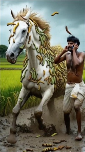 घोड़े के कीड़े चिपक गए 😲🥺😭 #short #aishort #shortviral #ytshorts #youtubeshorts #trendingshorts