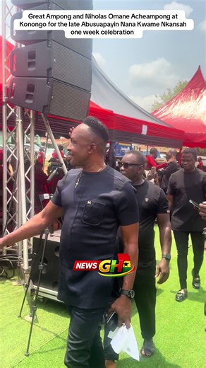 @The Great Ampong and Nicholas Omane Acheampong at Konongo for Abusuapayin Nana Kwame Nkansah one week celebrations