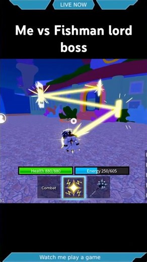 Me vs fishman lord boss #roblox #bloxfruits #gammasislive