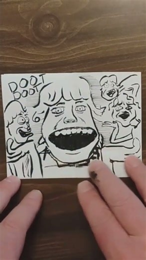 Hand made mini comic #art #drawing #comics #inkdrawing #minicomic