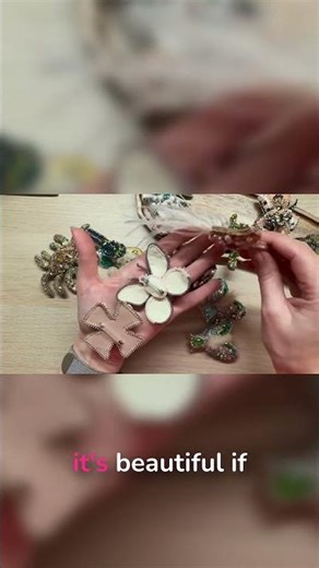 Professional vs Beginner Brooch? Check the Back #jewelrymaking #crafts #brooch