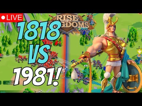 1818 vs 1981 - Night 2! Rise of Kingdoms KvK
