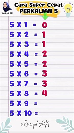 QUICK WAY TO MULTIPLY #multiplication #multiplicationtrick #trikmatematika #matematika #perkalian