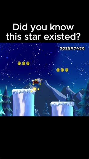 Hidden Star in New Super Mario Bros U #mario #nintendoswitch #nintendo
