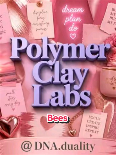 #bees #polymerclay #handmade #jewelry #crafttok Mini polymer clay tutorial on how I made the bees...