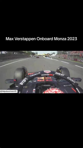 Max Verstappen Onboard at Monza 2023