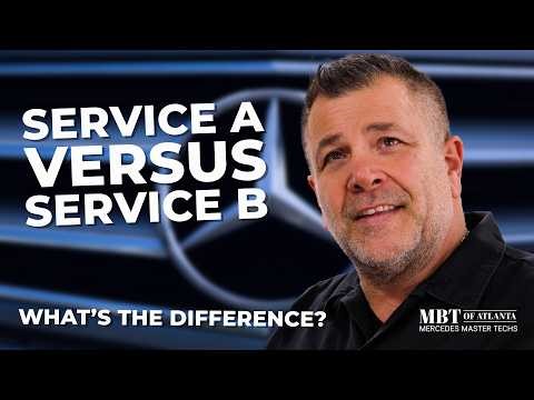 Service A vs Service B — How MBT Services Mercedes Vehicles