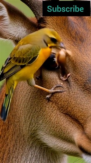 bird help of animals and bird eating worm 🐛#birdeating #animals #shortvideos #foryou