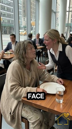 They treated her like a beggar... until she took off her coat. 👑😭 #kindness