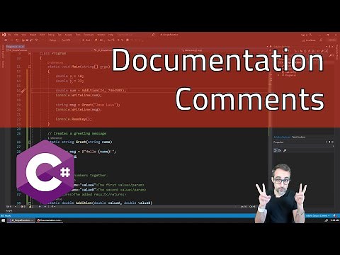 8.3 Document Comments - Learning C#