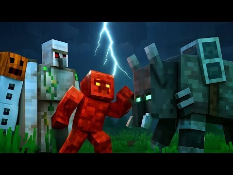 Minecraft but I have different types of golems.....