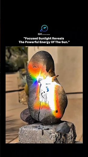Focused Sunlight Reveals The Powerful Energy Of The Sun #shorts #sunpower #sunenergy #sun