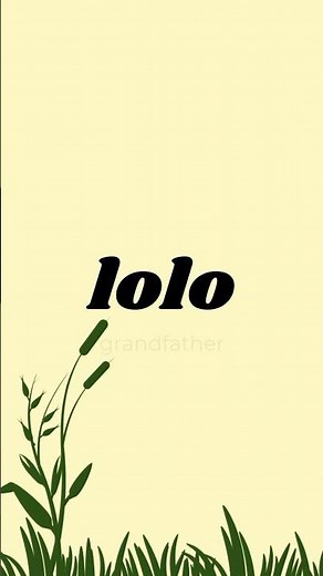 Lolo (Filipino to English)