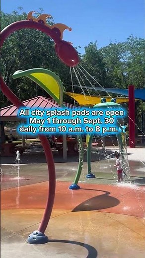 Splash Pads in Las Vegas are open for summer now! ☀️