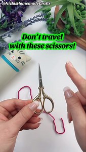 32K views · 230 reactions | You can Crochet on Vacation with these TSA approved scissors: https://amzn.to/4j7OsGT Clicking this link gives us some pennies to help keep the yarn flowing! | Crochet Patterns & Tutorials by Nicki's Homemade Crafts | Facebook