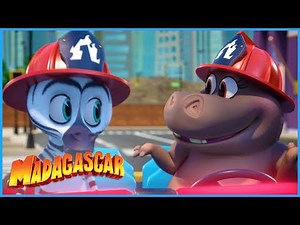 Fire Truck Adventure! 🚒 | Madagascar: A Little Wild | Animated Cartoons For Children