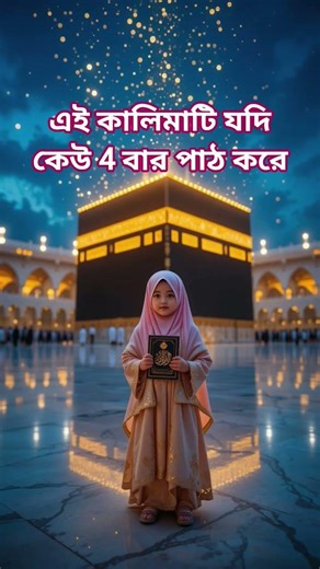 এই কালিমাটি যদি কেউ 4 বার পাঠ করে #muslimcontent #subscribemychannel #facts #imamqasim #islamicshort