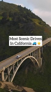 Here are some of the most scenic drives in California: 1. Highway 1 in Big Sur 2. Avenue of the Giants 3. Highway 395 in Eastern Sierra 4. Kings Canyon Scenic Byway 5. Rock Creek Road 6. Yosemite Valley Loop #california | California Wanderland