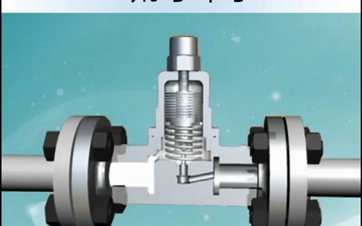 疏水阀三维动画演示