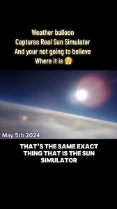 159K views · 2.4K reactions | Weather balloon Captures REAL SUN SIMULATOR and your not going to believe where it is | DarkLab | Facebook