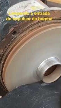 Cleaning the centrifugal pump impeller inlet