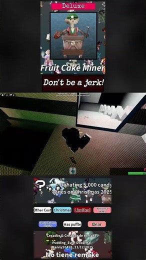 (2/287) Fruit Cake Miner - BEAR (ALPHA) #bearalpharoblox #bearalpha