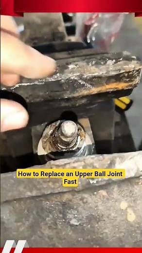 How to Replace an Upper Ball Joint Fast #shorts #mechanic