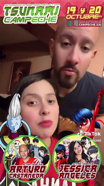 Invitación a Tsunami Campeche Comic Con 2024