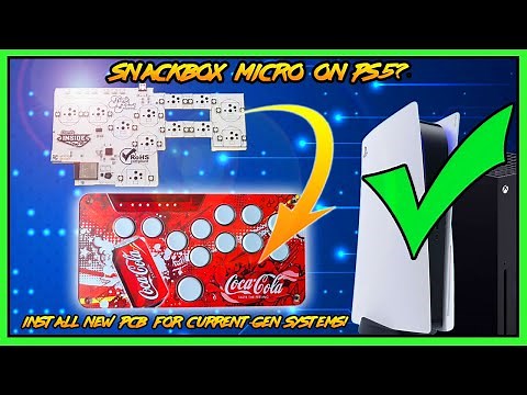 Upgrade your Snackbox Micro to play on PS5! New switches, new weight, and new PCB!