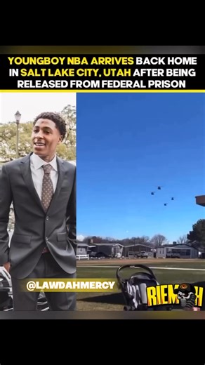 Lawdah Mercy on Instagram: "“🏠 YoungBoy NBA is back home in Salt Lake City, Utah after being released from federal prison! 🙌🔥 What’s next for him? 👀 #YoungBoyNBA #NBAYoungBoy #NeverBrokeAgain #SaltLakeCity #FreshOut #RapNews #HipHopCulture”"