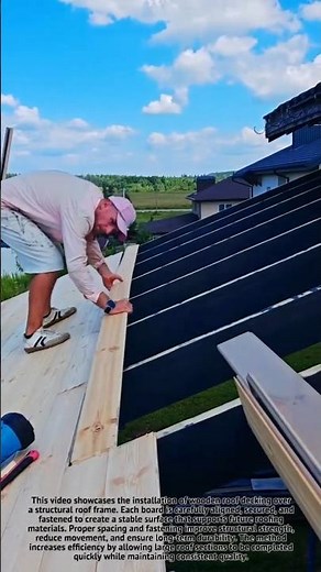 Mastering Roof Deck Installation With Precision and Speed. #Roofing #Construction