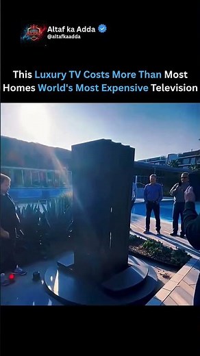 This Luxury TV Costs More Than Most Homes 🤯 | World's Most Expensive Television