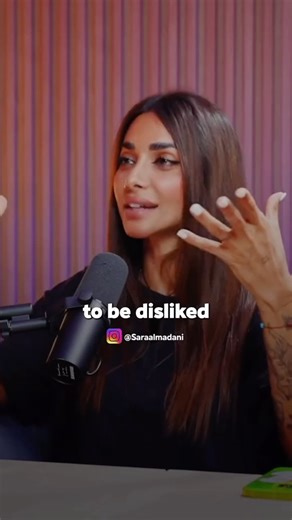Dr. Sara Al Madani on Instagram: "I dare you to live the life that sets your soul on fire and be brave enough to be disliked for it. Because being real will always offend the fake 🙏🏽 AMEN Full episode on @thedesirablepodcast"