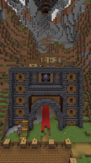 Creating a Stunning Dwarven Entrance in Minecraft