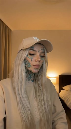 Rate this vibe 1-10! 👇🔥 Can’t get this song out of my head. #fyp #foryou #trending #inkedgirls #facetattoo