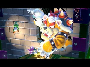 Super Mario 3D World 100% Final Boss and Ending - World 8-Castle