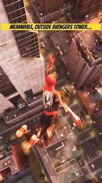 Loop de loops around Avengers HQ | Marvel’s Spider-Man 2 #webslinging #peterparker #playstation