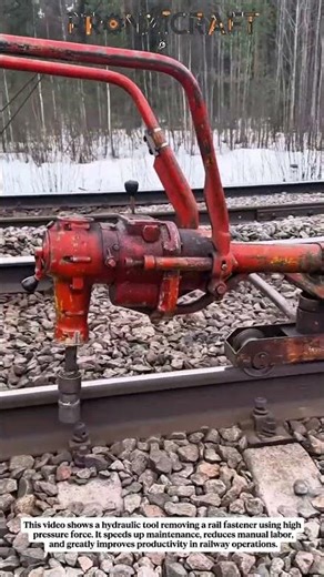 Hydraulic Rail Fastener Removal Tool | Powerful & Efficient Work