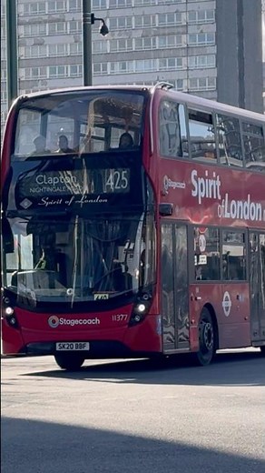 London Bus Route 425 To Clapton, Nightingale Road 🚎🇬🇧 || #londonbuses #clapton #stratford