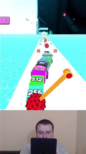 Jelly Tube Run 2048 ❗Level 587❗#games #shorts