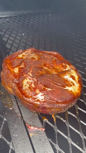 Smoked pork shoulder blade roast