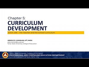 Chapter 5 Curriculum Development